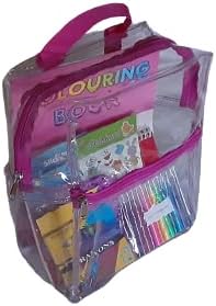 Gracewaters Kids Backpack with 6 Activity Accessories Included (Pink)