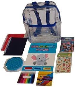 Gracewaters Kids Backpack with 6 Activity Accessories Included (Blue)