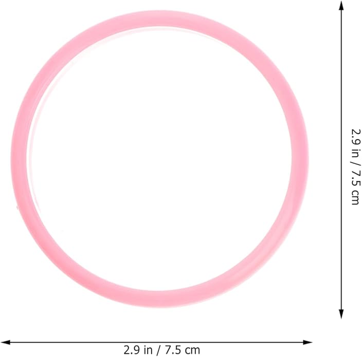 BESTOYARD 6pcs Plastic Bangle Bracelets Candy Color Bracelet Halloween Party Supplies Party Favors Pack for Home Birthday Party (Random Color)