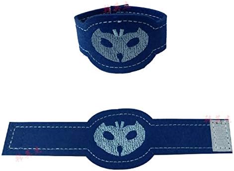 Bulk Superhero Capes for Kids - Satin Capes and Felt Masks With Embodied Three Bracelets for Boys and Girls Superhero Toys Costume 2-12 Year for boys party Gifts P-J