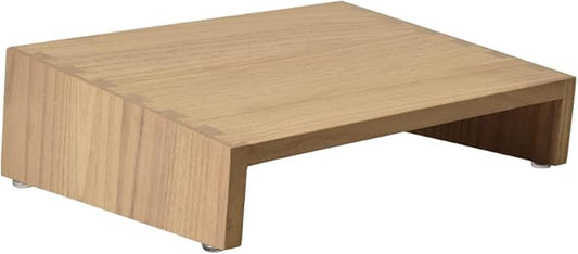 KIRIGEN Adjustable Under Desk Footrest - Natural Wood Ergonomic Foot Rest for Home and Office Desk Chair - Wooden Foot Nursing Stool for Posture Support,TT-NA