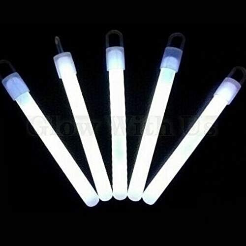 Glow Sticks Bulk Wholesale, 500 4” White Glow Stick Light Sticks, Bright Color, Kids Love Them! Glow 8-12 Hrs, 2-Year Shelf Life, Sturdy Packaging, GlowWithUs Brand