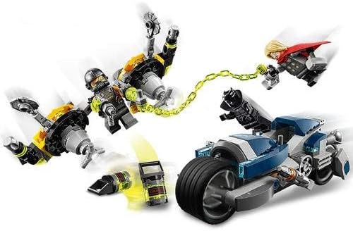 LEGO Marvel Avengers Speeder Bike Attack 76142 Black Panther and Thor Buildable Superhero Toy, Great Gift for Kids, New 2020 (226 Pieces)