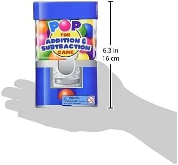 Learning Resources Pop For Addition and Subtraction Math Game, Easter Toys , Classroom and Homeschool Math Games, Math Activities for Kids, 100 Pieces, Grades 1 and up, Ages 6 and up