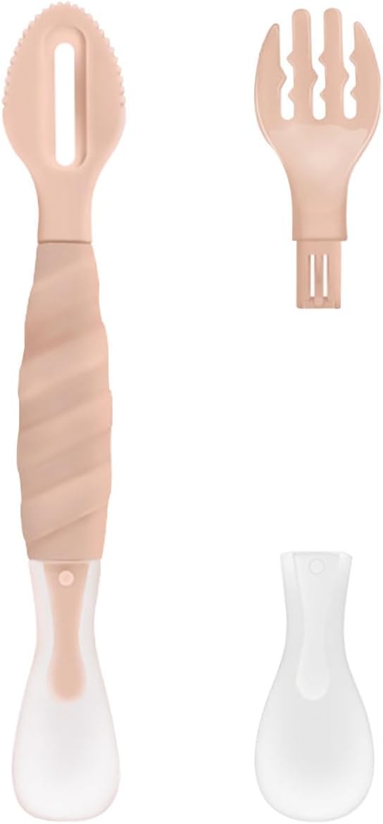 Baby Silicone Food Spoon (Rose pink)
