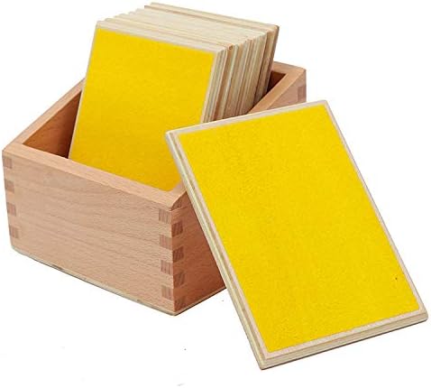 Adena Montessori Touch Tablets - Inspire Sensorial Education and Texture Recognition Sensory Learning and Fine Motor Skills