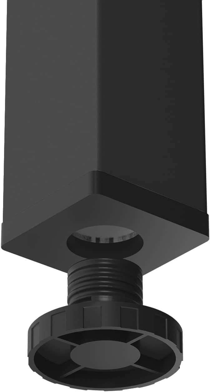 Need Computer Desk, 47 inch Home Office Desk, Modern Simple Style Home Office Gaming Desk, Basic Writing Table for Study Student, Black Metal Frame, Teak