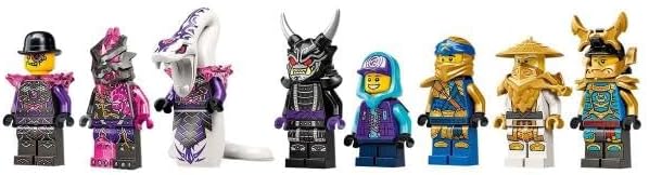 LEGO NINJAGO Nya's Samurai X MECH Action Figure, 71775 Robot Ninja Toy with Golden Jay Plus 7 Minifigures