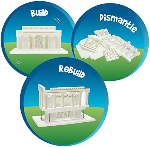 Imagimake Mapology Monuments of USA | 3D Puzzles for Kids | STEM Toys & Games | Educational Toys for Kids 5-7 | Birthday Gift for Boys & Girls Age 5 Years & Up | Easter Gifts for Kids | Easter Toys