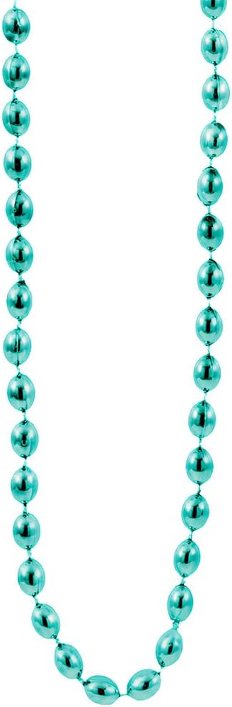 Let's Party Green Plastic Bead Necklace - 30" (1 Count) - Perfect for Festive, Fun, and Stylish Celebrations