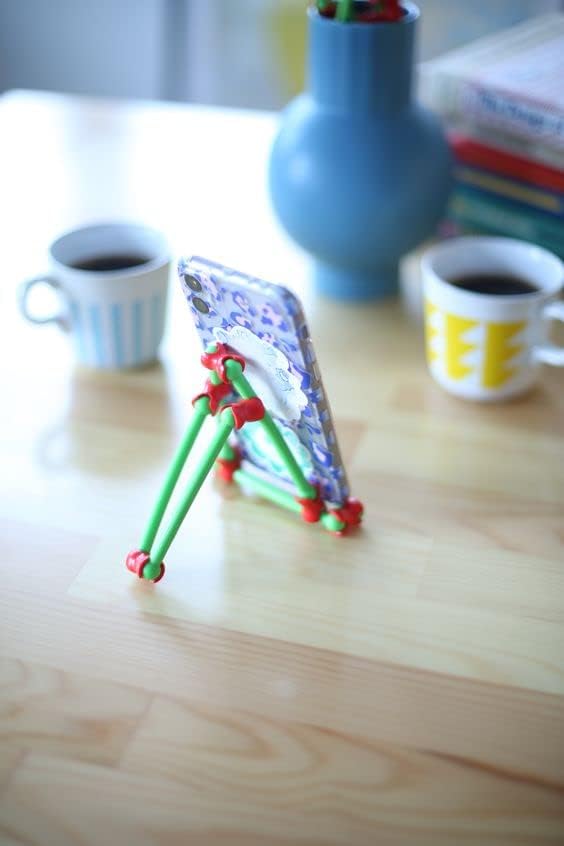 Open-Ended Educational Construction Arts and Crafts Building Toy Kit DIY Imaginative Recycling Toy-Making kit for Kids of All Ages Master 128 Pcs Set