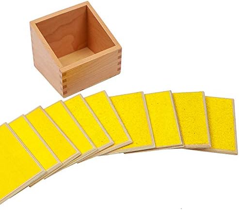 Adena Montessori Touch Tablets - Inspire Sensorial Education and Texture Recognition Sensory Learning and Fine Motor Skills