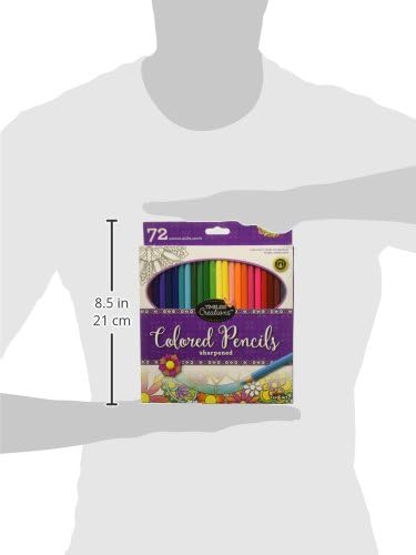 Cra-Z-art Timeless Creations Pre-Sharpened 72ct Colored Pencils, Assorted Colors Great for Children and Adults