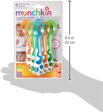 Munchkin® Multi™ Toddler Forks and Spoons, 6 Pack