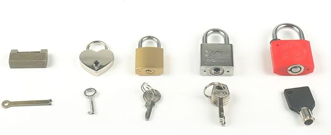 MEROCO Lock and Key with Wood Tray Set Fine Motor Skill Sorting Learning Toys Travel Games for Toddlers 3-5 Years