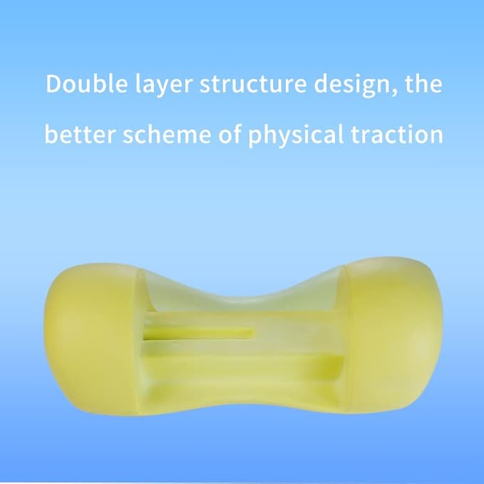 Bespilow Neck Support Pillow - Cervical Traction Device for Neck Pain Relief and Muscle Therapy - Memory Foam Neck Roll Pillow for Shoulder Pain Relaxation