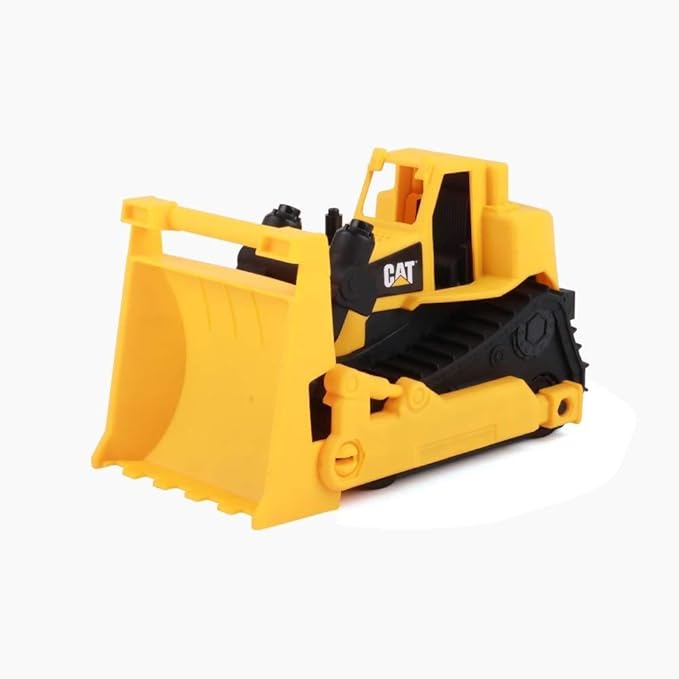 CAT Construction Toys CAT Construction Fleet 10" Bulldozer Toy - Sturdy Plastic Construction & Real Working Parts - Perfect Indoor & Outdoor Toys for 3-Year-Old Boys & Girls