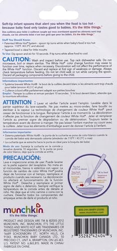 Munchkin® White Hot® Safety Baby Spoons, 4 Pack