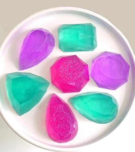 Gem Stones Soap Making Kit, Soap Molds, DIY Arts & Crafts Project, Gift & STEM Science Experiment for Kids Girls Boys Ages 8-12 and Up