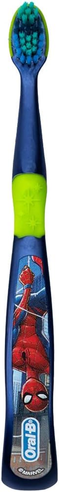 Colgate Marvel Spider-Man Toothbrush, 3+ YRS, Extra Soft (Colors & Characters Very) - Pack of 4
