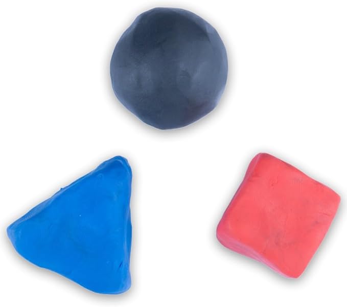 Craft County Modeling Clay – 1 lb (Eight Assorted Color Bars) – Use for Claymation, Models, and Stop Motion (Pastels)