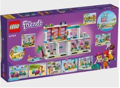 LEGO Friends Vacation Beach House 41709 Building Kit; Gift for Kids Aged 7+; Includes a Mia Mini-Doll, Plus 3 More Characters and 2 Animal Figures to Spark Hours of Imaginative Role Play (686 Pieces)