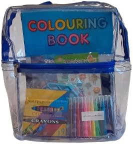 Gracewaters Kids Backpack with 6 Activity Accessories Included (Blue)