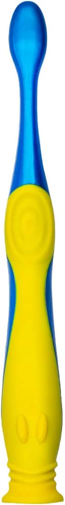 Colgate Dinosaur Toothbrush for Children with Suction Cup, Kids 2-5 Years Old, Extra Soft - 1 Count