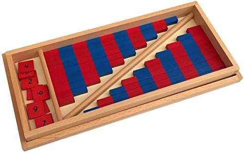 Elite Montessori Small Number Numerical Rods with Number Tiles