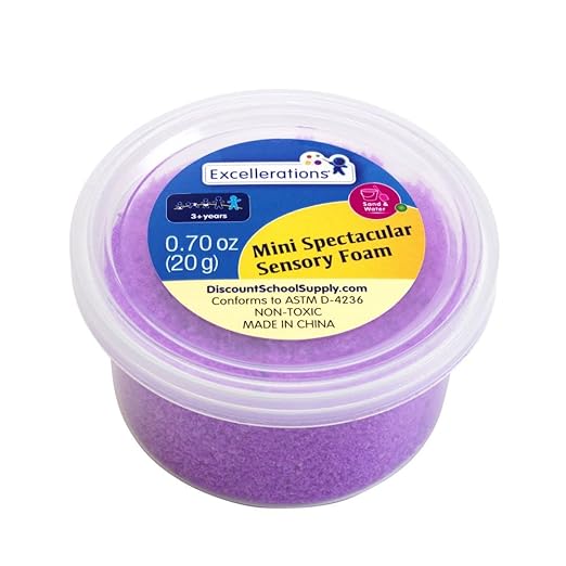 Excellerations Mini Spectacular Sensory Foam Set of 5 - Party Favors, Sensory Toys for Kids, Fidget Kit