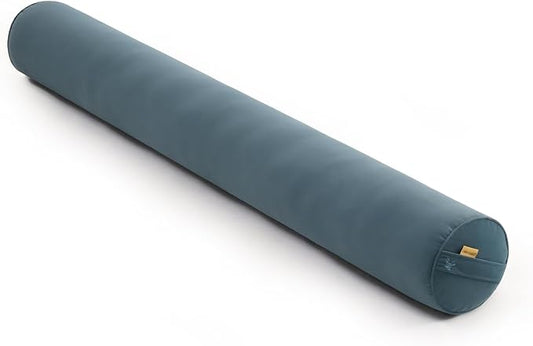 Long Round Body Pillow for Adults – Bolster Pillow for Bed, Cervical Roll Pillow, Firm Support for Sleeping,59 x 7.87 Inches,Slate Blue