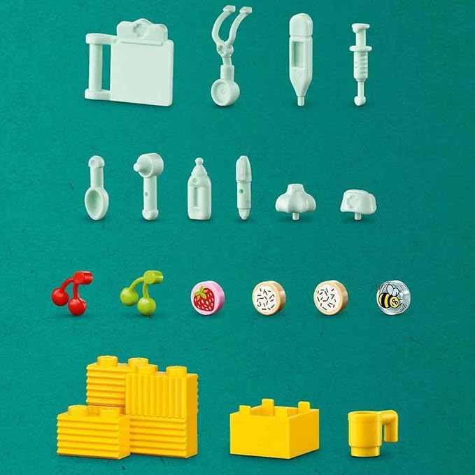 LEGO Friends Farm Animal Clinic, Farm Set with Veterinarian Toy for Children from 4 Years, Includes 2 Figures and 3 Animals Including Goat and Rabbit Figure, Gift for Girls and Boys 42632