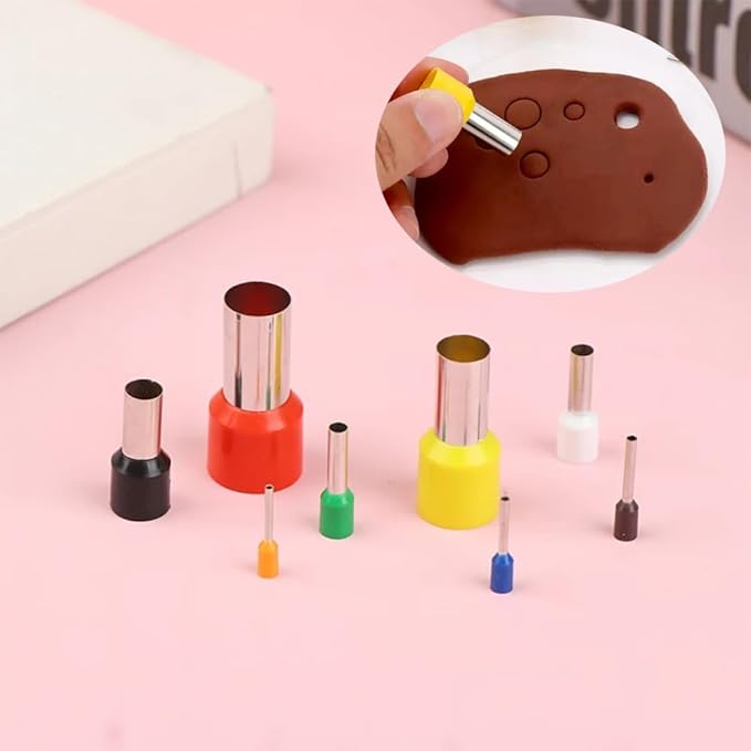 22PCS Polymer Clay Tool Set Acrylic Clay Roller with Acrylic Sheet Backing Board Clay Modeling Shaping Tool Plastic Clay Scraper Round Shape Clay Cutters for Pottery Polymer Clay DIY Sculpting Craft