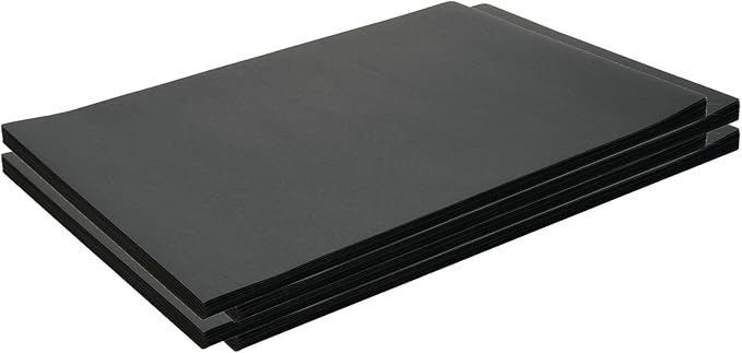 Construction Paper,Black,12 inches x 18 inches,300 Sheets,Heavyweight Construction Paper,Crafts,Art,Kids Art,Painting,Coloring,Drawing,Creating,Paper,Art Project,All Purpose