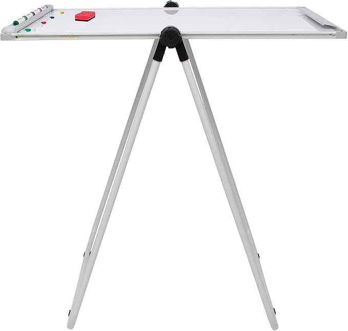 Charles Leonard Double Sided Magnetic Whiteboard Easel