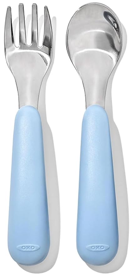 OXO Tot Fork and Spoon Set - Dusk