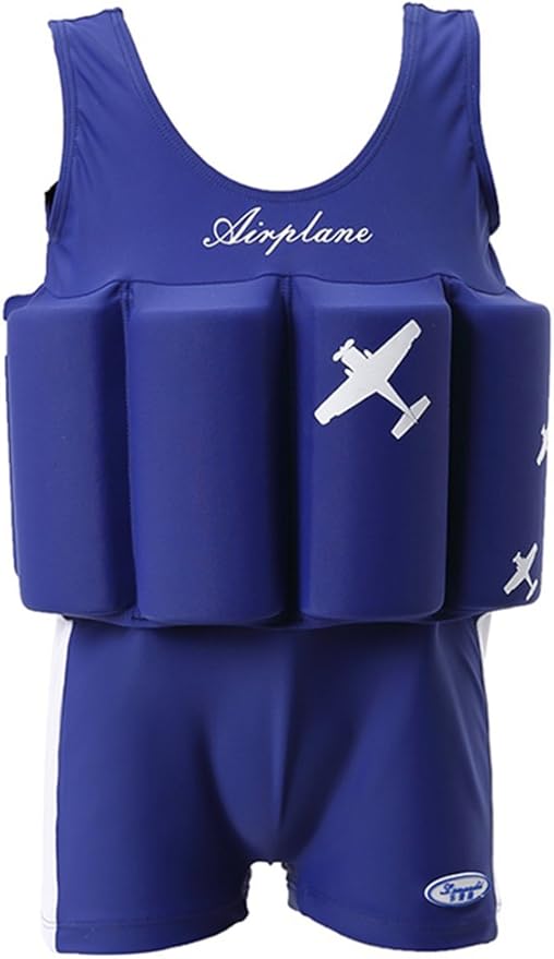 Baby Kids Floatation Suit Float One-Piece Swimwear Buoyancy for Girls Boys 1-8Years