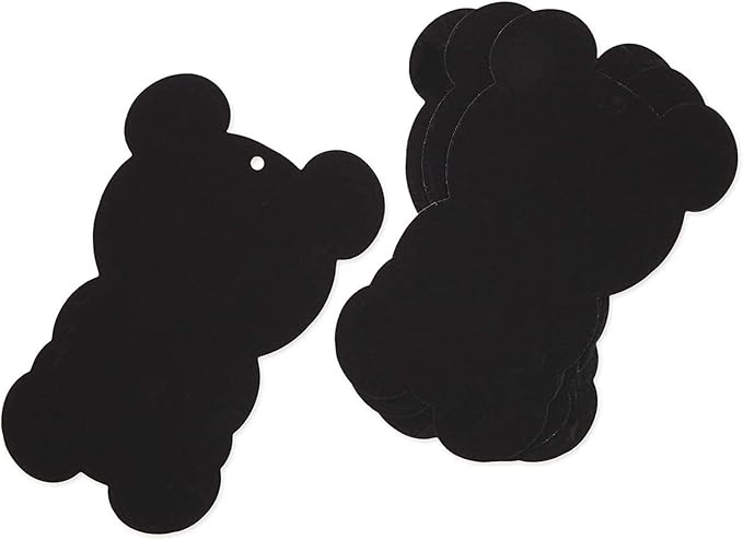 Bright Creations 40 Pack Hanging Woodland Animal Ornaments Set, Scratch Paper Art Kit for Kids, Decorations