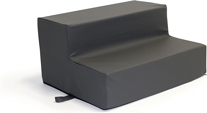 Foamnasium Toddler Step, Indoor Foam Playset, Soft Toddler and Active Kids Play Foam Step for Crawling, Climbing, Sliding and Jumping, Made in The US, Enhanced Slate