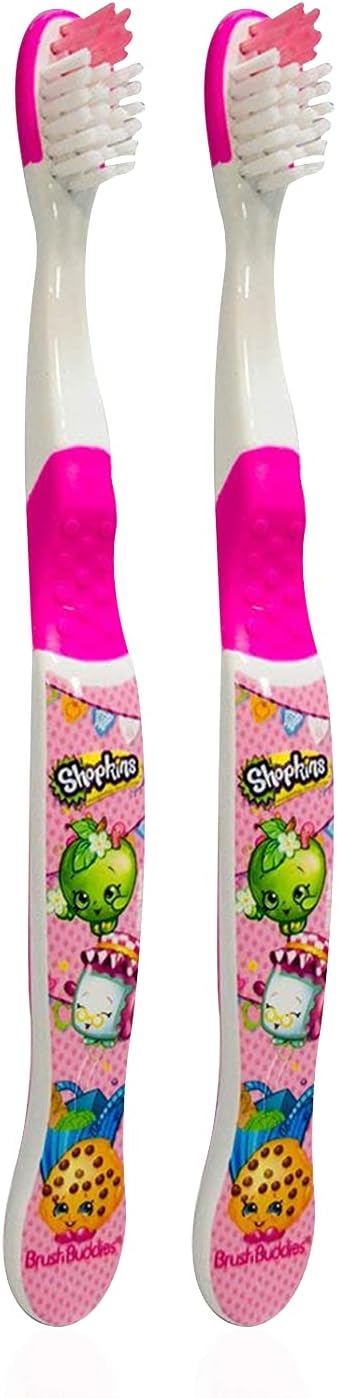 Brush Buddies 2 Piece Shopkins Toothbrush
