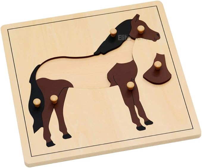 Elite Montessori Horse Puzzle Preschool Learning Material