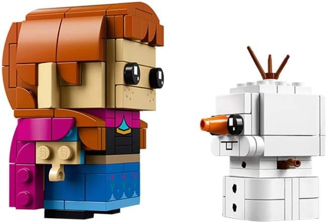 LEGO BrickHeadz Anna & Olaf Building Kit, Multicolor