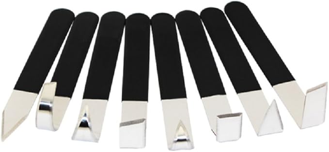 8 Pack Metal Clay Carving Knife,Pottery Tools,Clay Hand Tools,Craft Trim Artist,Ceramic Tools Set Engraving, Shaping,Clay Sculpture,Styling