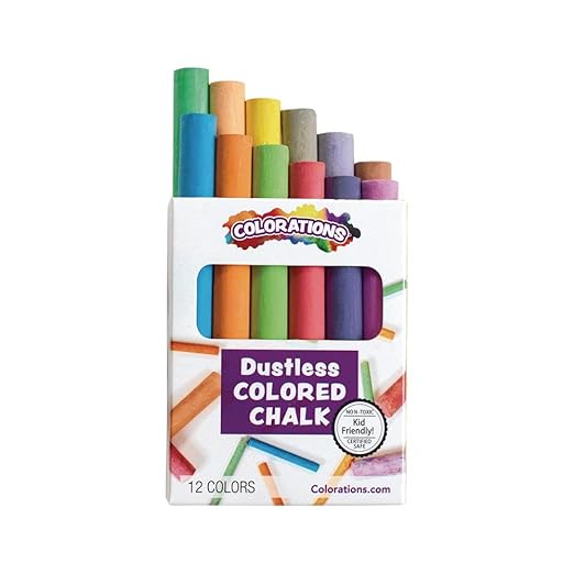 Colorations All in One Wooden Adjustable Easel with Markers & Bonus Chalk