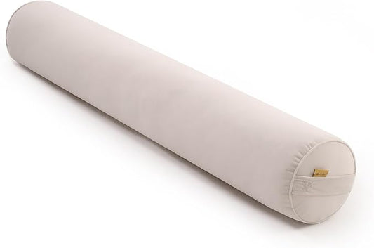 Body Pillow for Adults – Long Bolster Pillow for Bed, Round Cuddle Pillow, Full Support for Side Sleepers,47.24 x 7.87 Inches,Misty White