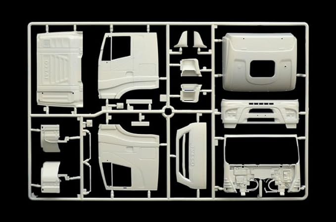 Italeri 3934S 3934S-1:24 Iveco HI-WY E5 Abarth, Building, Stand Model Making, Crafts, Hobby, Gluing, Plastic kit, Unlackiert
