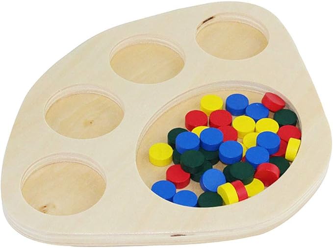 Kghios Montessori Infant Toys Materials for Toddlers Sorting Tray Montessori Materials Educational Tools Preschool Early Development Babies Toy