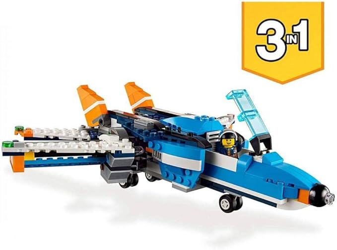 LEGO Creator 3in1 Twin Rotor Helicopter 31096 Building Kit (569 Pieces)