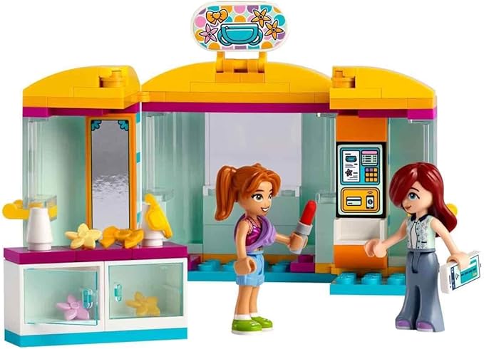 LEGO 42608 Friends Mini-Boutique, 2 Spielfiguren, modische Accessoires