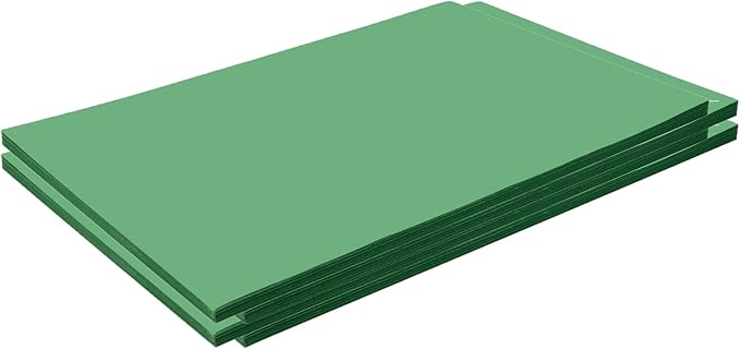 Colorations Construction Paper,Holiday Green,12 inches x 18 inches,200 Sheets,Heavyweight Construction Paper,Crafts,Art,Kids Art,Painting,Coloring,Drawing,Creating,Paper,Art Project,All Purpose